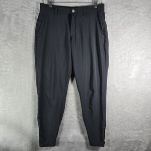 Primo Golf Jogger Pants Mens Size 32  Short Dark Gray Tapered Ankle Zip 27”